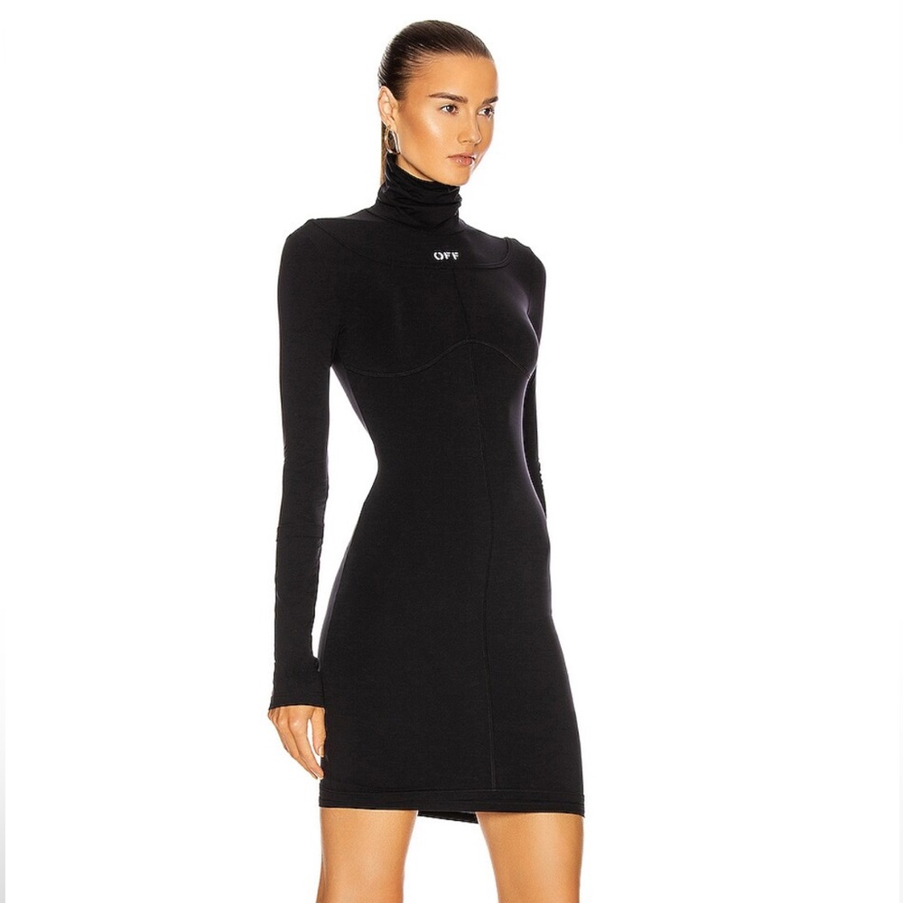 Off-White Second Skin Dress - XS ⚡🖤 Authenticated & Chic